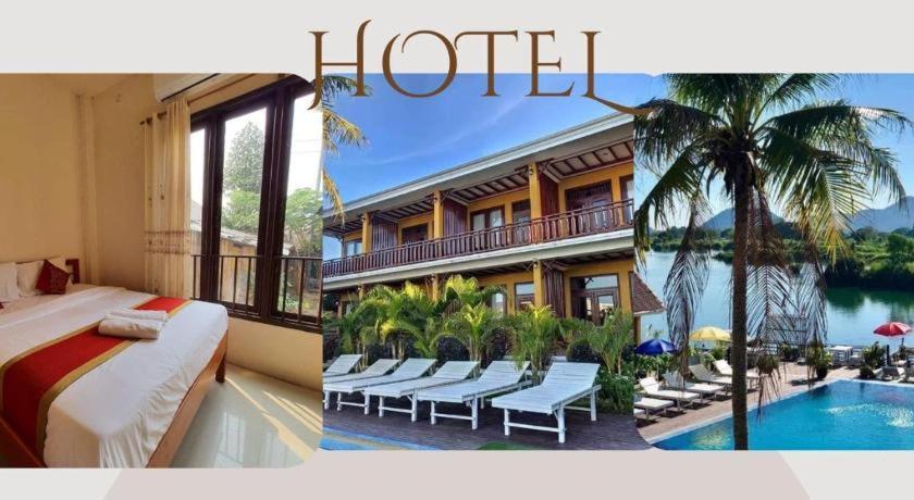 Golden Hotel Dondet Muang Không Eksteriør billede