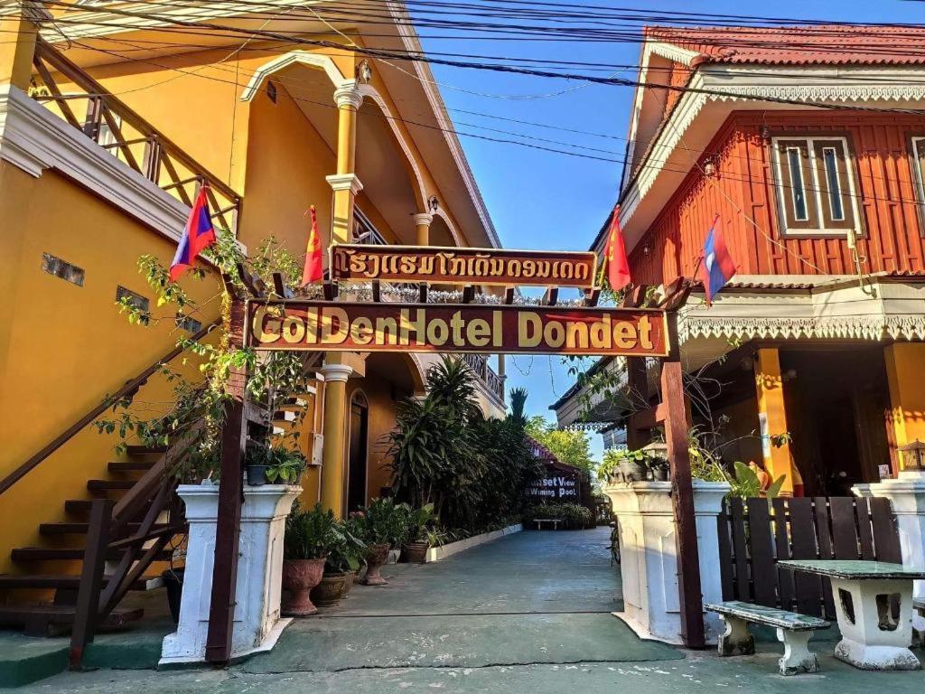Golden Hotel Dondet Muang Không Eksteriør billede