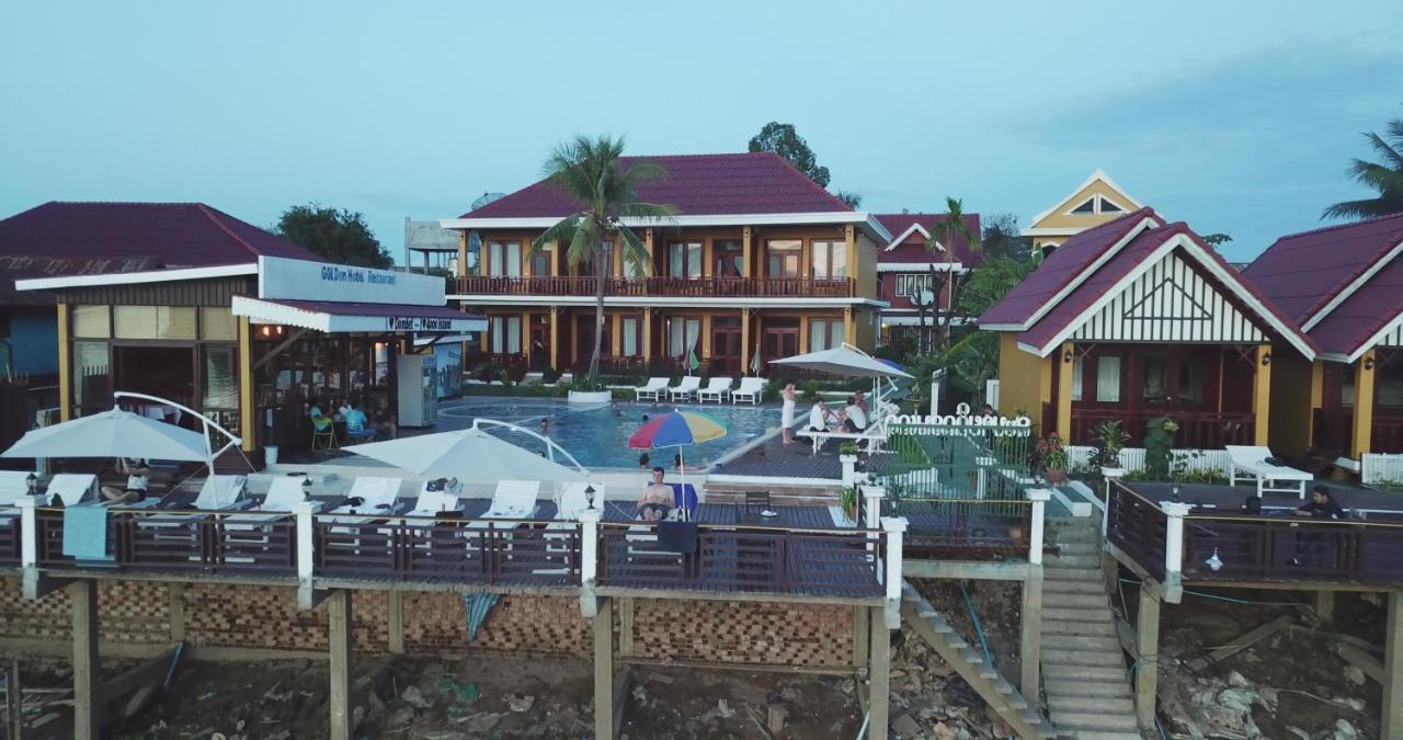 Golden Hotel Dondet Muang Không Eksteriør billede
