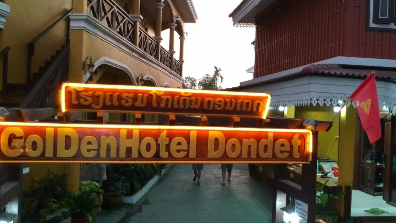 Golden Hotel Dondet Muang Không Eksteriør billede